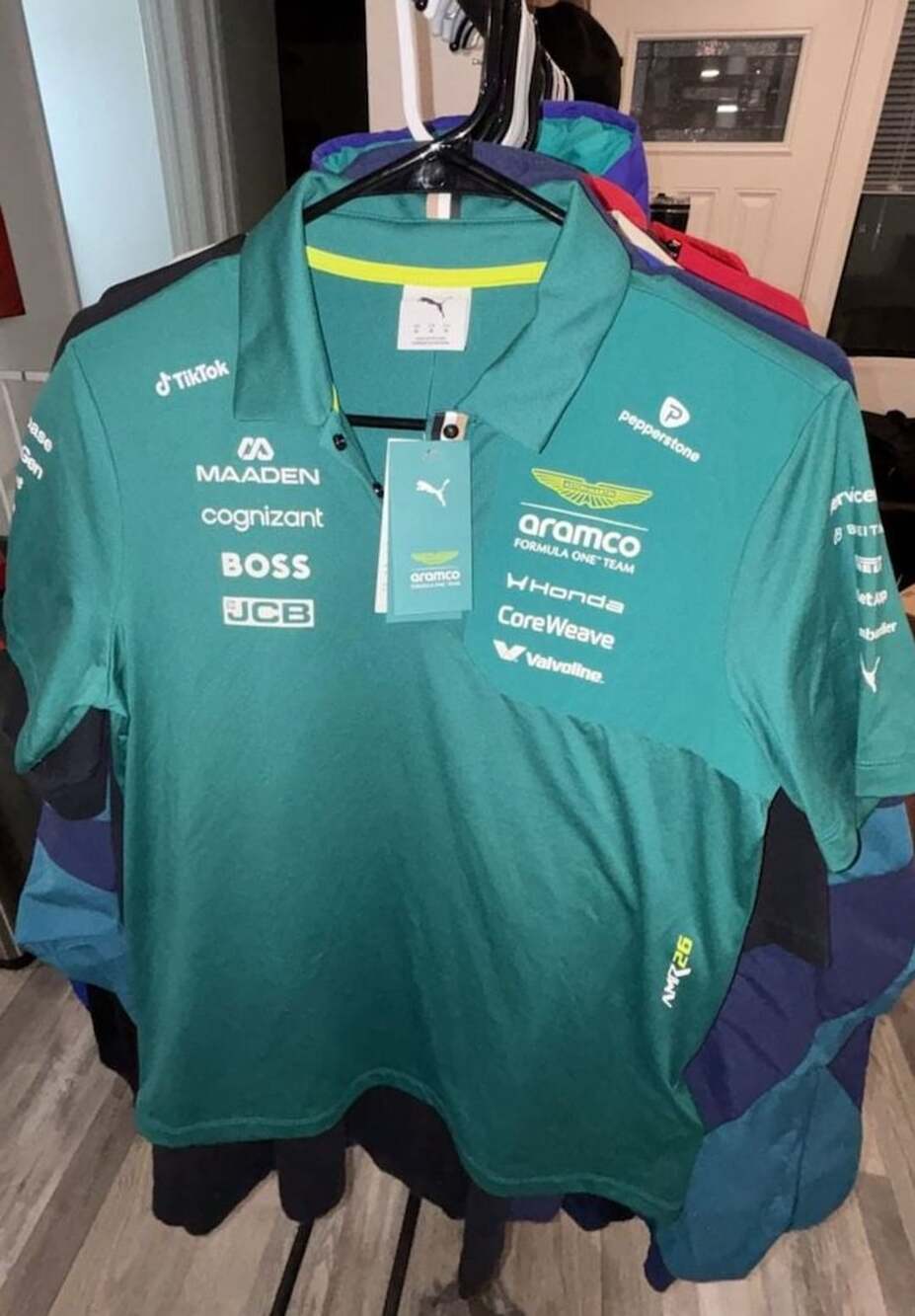 Puma Aston Martin Aramco F1 Team Replica Polo Women’s Size M